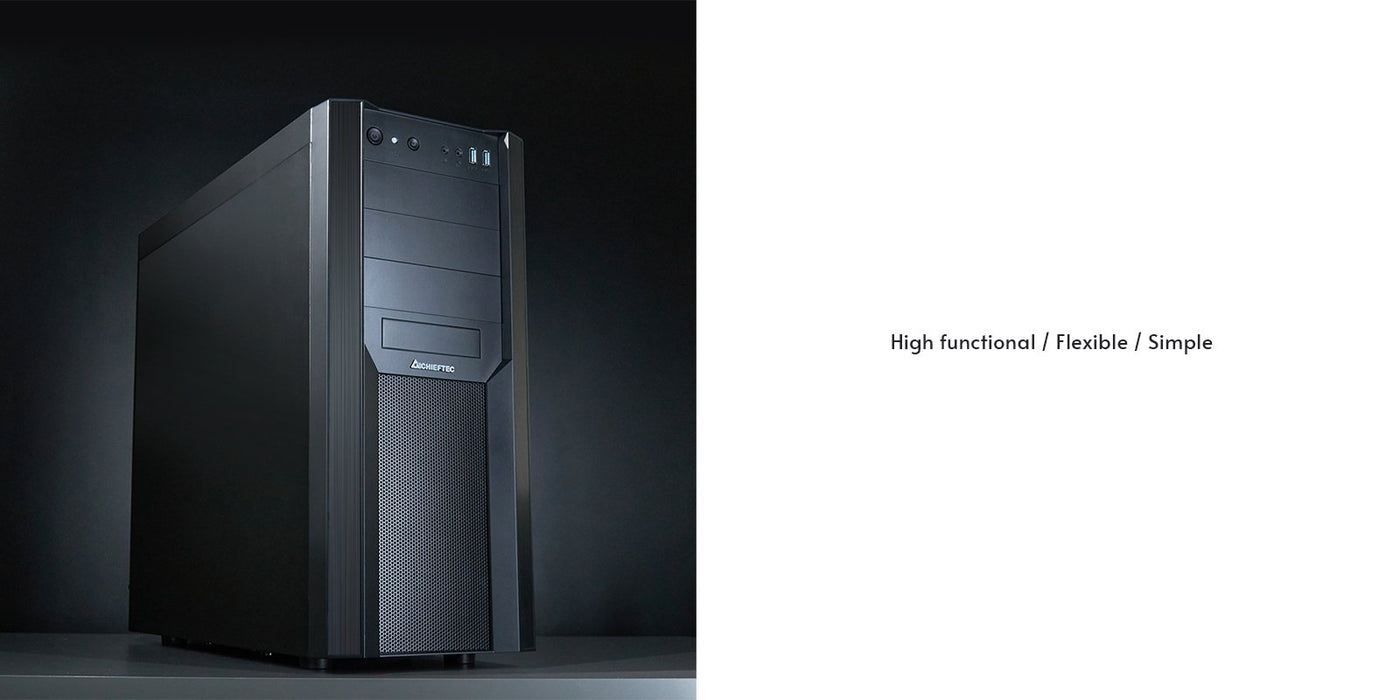 EAN 0753263076977 - Chieftec CW-01B-OP carcasa de ordenador Torre Negro imagen 8