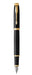 EAN 3501179316451 - Parker IM pluma estilográfica Sistema de carga por cartucho Negro, Oro 1 pieza(s) imagen 3