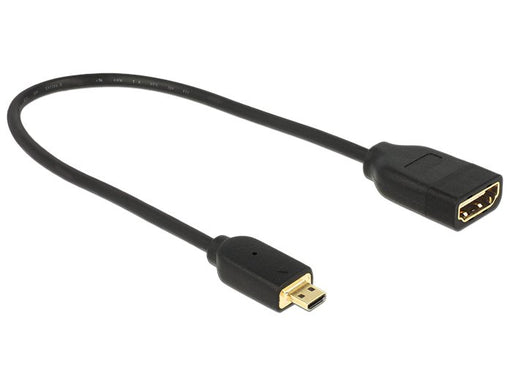 EAN 4043619656875 - DeLOCK 0.2m, HDMI-A/HDMI Micro-D cable HDMI 0,2 m HDMI tipo D (Micro) HDMI tipo A (Estándar) Negro imagen 1