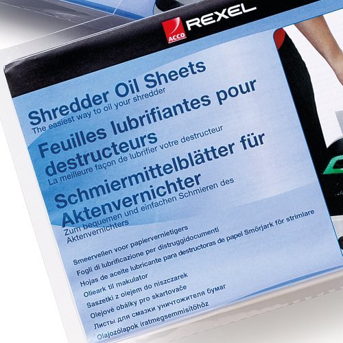 EAN 5028252248037 - Rexel Shredder Oil Sheets (20) 20 pieza(s) imagen 7