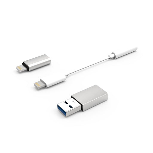 EAN 8436556140310 - CoolBox COO-CKIT-APPL cambiador de género para cable 3.5 mm Lightning Blanco imagen 2