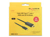 EAN 4043619852581 - DeLOCK 85258 adaptador de cable de vídeo 1 m USB Tipo C HDMI Negro imagen 2