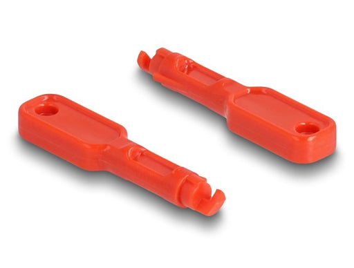 EAN 4043619209286 - DeLOCK 20928 bloqueador de puerto Bloqueador de puerto + clave RJ-45 Rojo Plástico 11 pieza(s) imagen 2