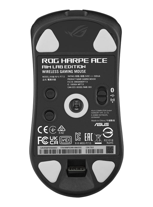 EAN 4711081936428 - ASUS ROG Harpe Ace Aim Lab Edition ratón Juego Ambidextro RF Wireless + Bluetooth + USB Type-A Óptico 360 imagen 2