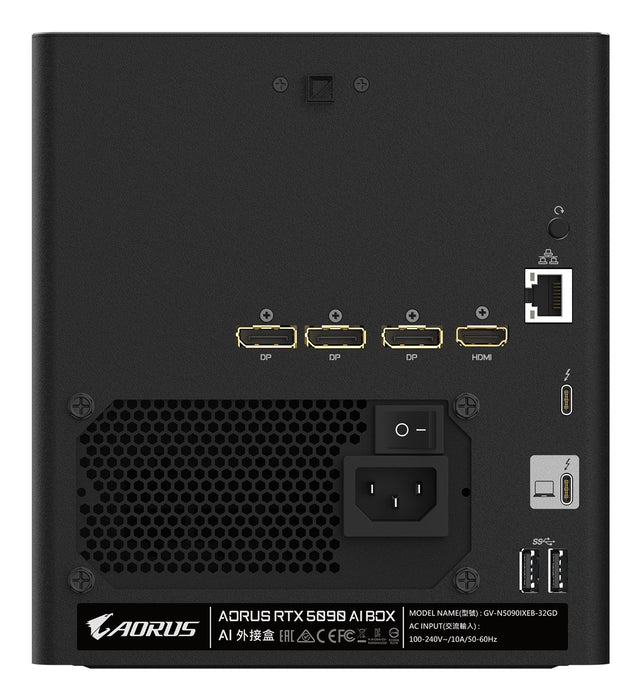 EAN 4719331356767 - GIGABYTE AORUS RTX 5090 AI BOX GeForce RTX 5090 Negro imagen 7