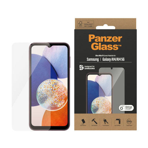 EAN 5711724073212 - PanzerGlass ® Screen Protector Samsung Galaxy A14 | A14 5G | Ultra-Wide Fit Protector de pantalla 1 pieza imagen 2