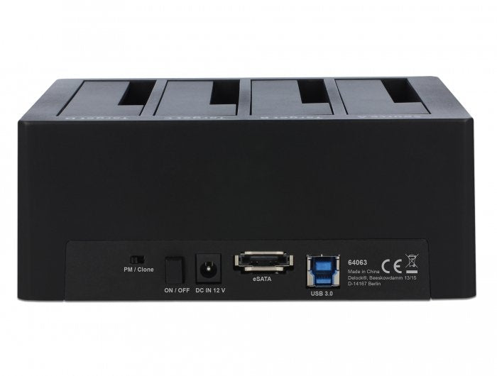 EAN 4043619640638 - DeLOCK 64063 base de conexión para disco duro USB 3.2 Gen 1 (3.1 Gen 1) Type-B Negro imagen 3