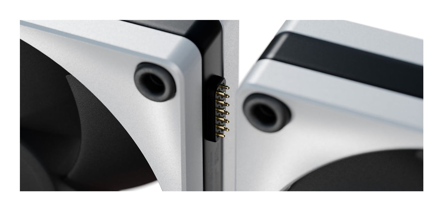 EAN 1220000350670 - HYTE THICC FP12 Procesador Ventilador 12 cm Negro, Blanco 3 pieza(s) imagen 8