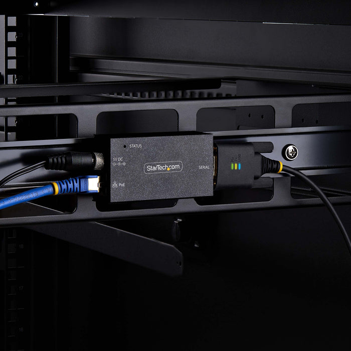 EAN 65030906005 - StarTech.com I13P-SERIAL-ETHERNET convertidor, repetidor y aislador en serie RS-232 RJ-45 Negro imagen 8