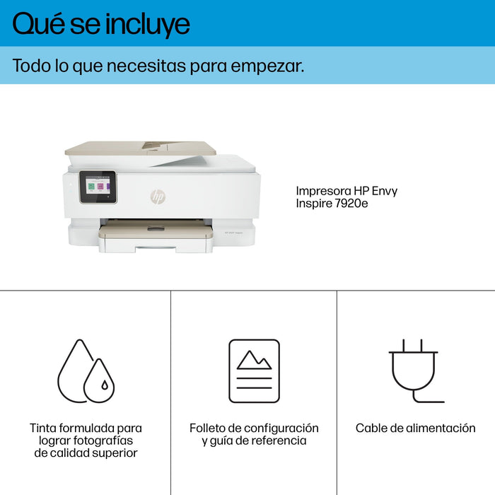 EAN 0195697743993 - HP ENVY Inspire 7920e AIO Printer Inyección de tinta térmica A4 4800 x 1200 DPI 15 ppm Wifi imagen 7