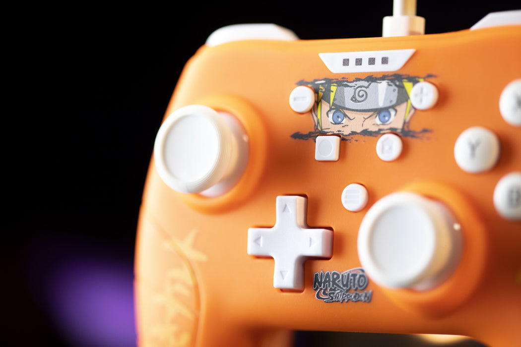 EAN 3328170287449 - Konix KX NARUTO SWITCH/PC PAD ORANGE Gamepad imagen 7