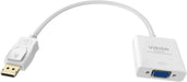 EAN 4507453000008 - Vision TC-DPVGA adaptador de cable de vídeo 0,22 m VGA (D-Sub) DisplayPort Blanco imagen 1