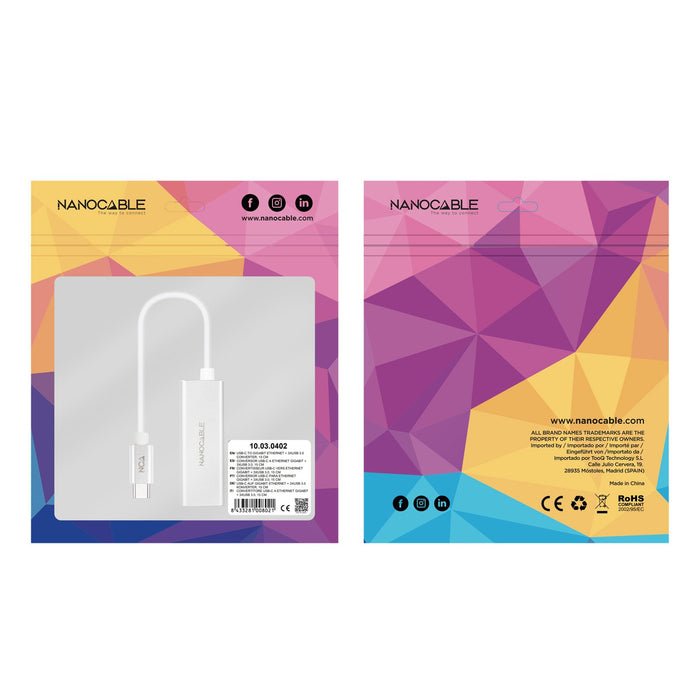 EAN 8433281008021 - Nanocable 10.03.0402 adaptador y tarjeta de red 1000 Mbit/s imagen 5