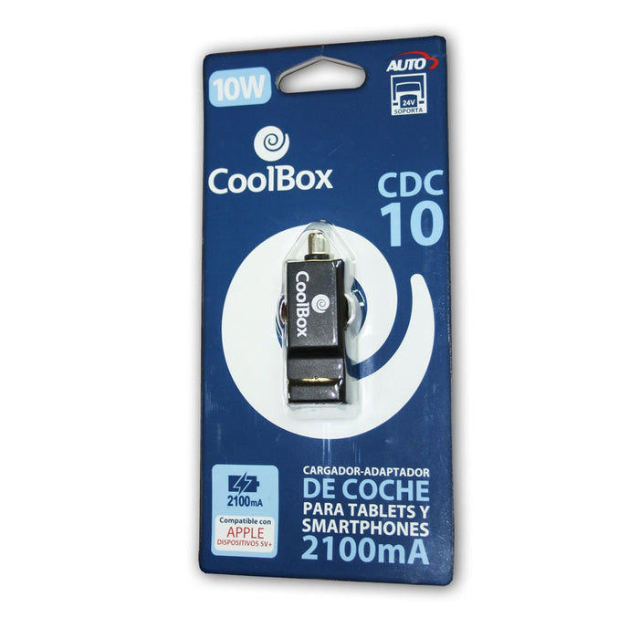 EAN 8437012429697 - CoolBox CDC10 GPS, Teléfono móvil, MP3, MP4, Smartphone, Tableta Negro Encendedor de cigarrillos Interior imagen 3