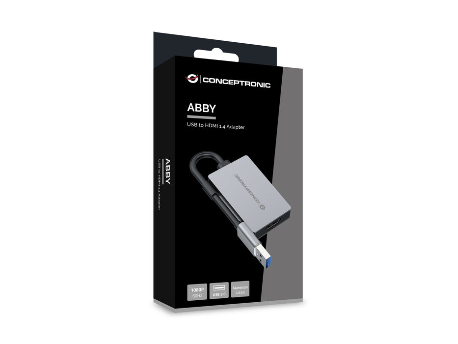 EAN 4015867240991 - Conceptronic ABBY22G Adaptador gráfico USB 1920 x 1080 Pixeles Gris imagen 6