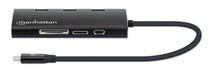 EAN 0766623152440 - Manhattan 152440 base para portátil y replicador de puertos USB Tipo C Negro imagen 3