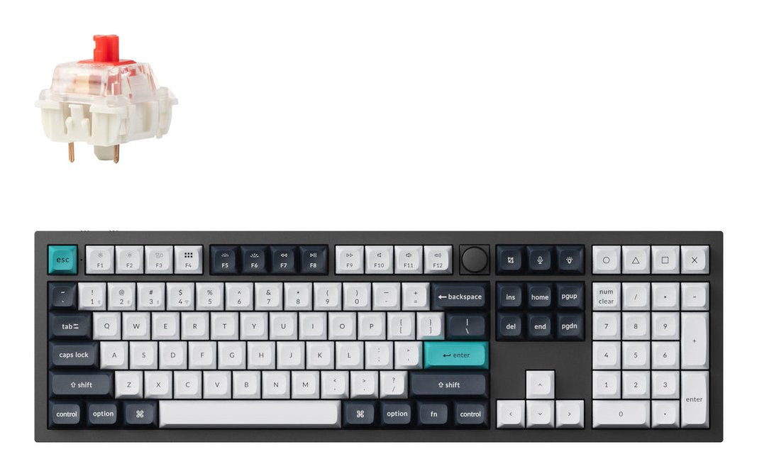 EAN 4895248869931 - Keychron Q6 Max teclado Universal USB + RF Wireless + Bluetooth QWERTZ Alemán Negro, Blanco imagen 1