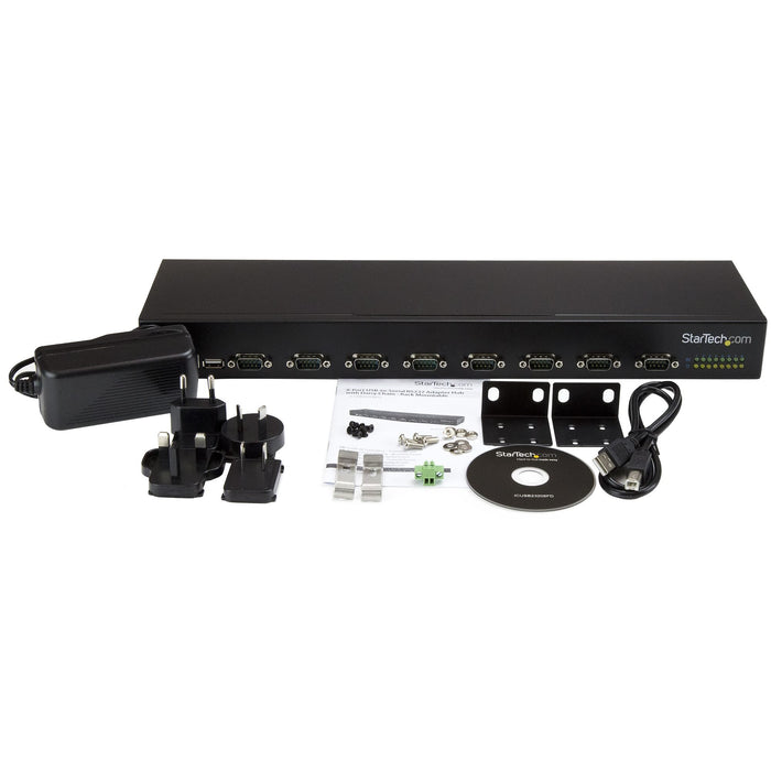 EAN 0065030866705 - StarTech.com ICUSB23208FD hub de interfaz USB 2.0 Negro imagen 4