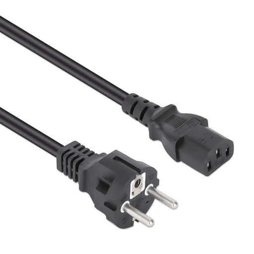 EAN 766623353908 - Manhattan 353908 cable de transmisión Negro 1 m CEE7/7 C13 acoplador imagen 2