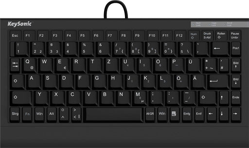 EAN 4250078142065 - KeySonic ACK-595C+ teclado Oficina USB QWERTZ Alemán Negro imagen 1