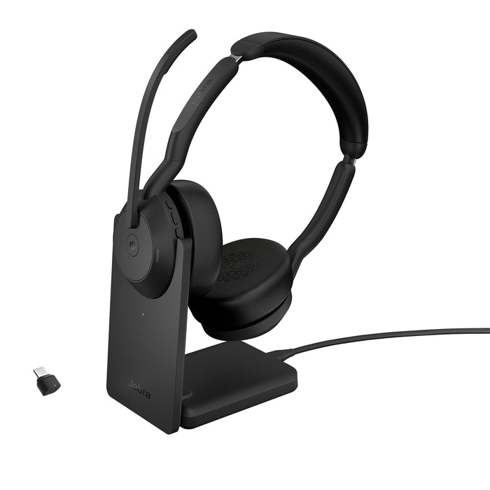 EAN 5706991027570 - Jabra Evolve2 55 Auriculares Inalámbrico y alámbrico Diadema Oficina/Centro de llamadas Bluetooth Base de imagen 1