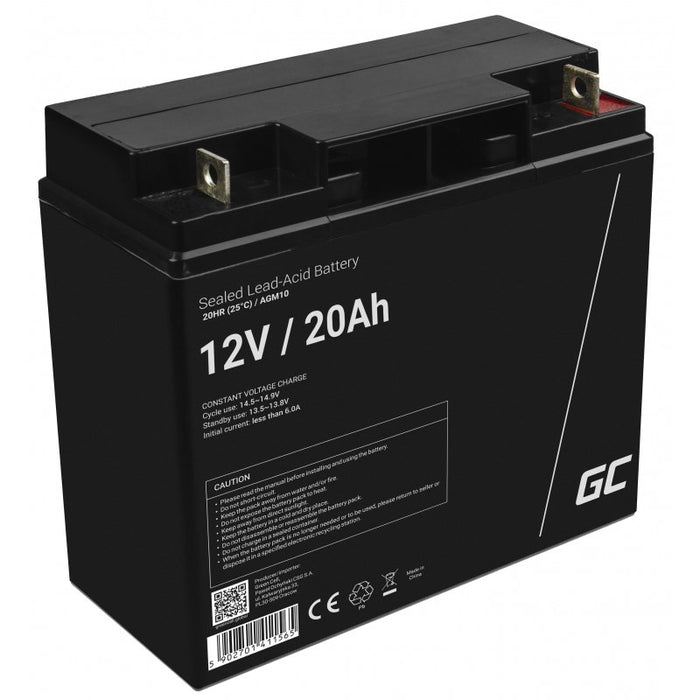 EAN 5902701411565 - Green Cell AGM10 batería recargable industrial Sealed Lead Acid (VRLA) 20000 mAh 12 V imagen 1