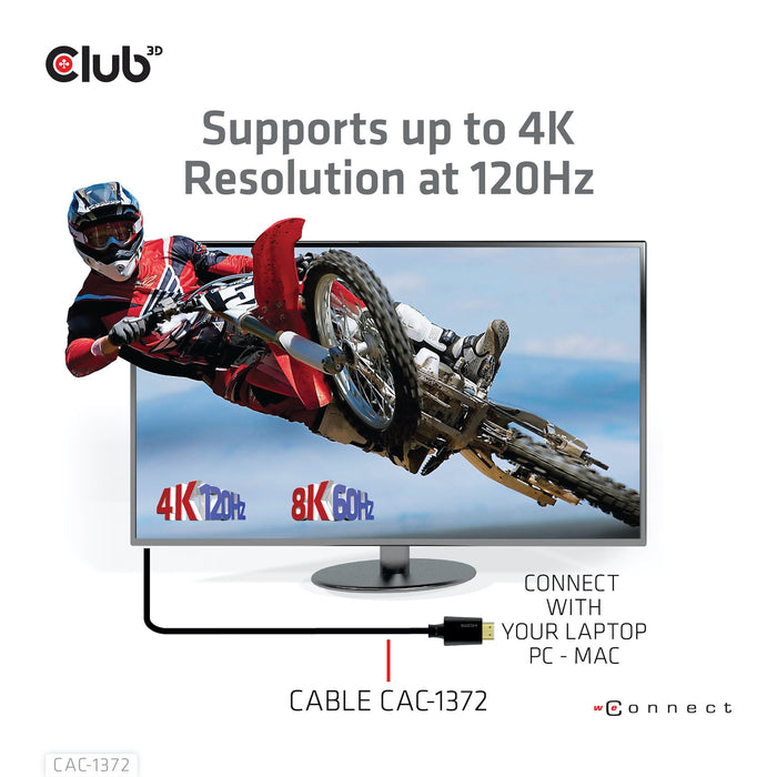 EAN 8719214471156 - CLUB3D CAC-1372 cable HDMI HDMI tipo A (Estándar) Negro imagen 11