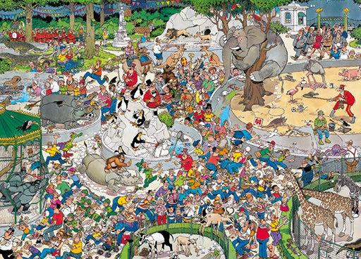 EAN 8710126014912 - Jan van Haasteren At the Zoo 1000 pcs Puzzle rompecabezas 1000 pieza(s) Cómics imagen 2