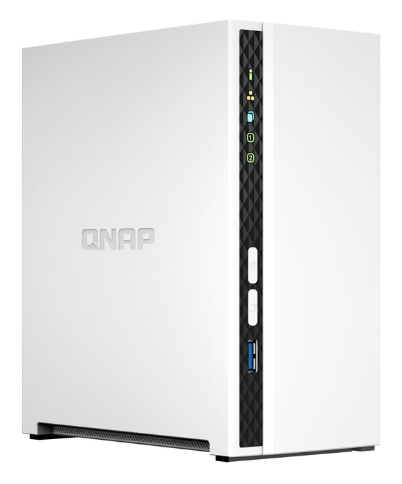 EAN 4711103080597 - QNAP TS-233 servidor de almacenamiento NAS Torre ARM Cortex-A55 2 GB 0 TB QNAP QTS Blanco imagen 3