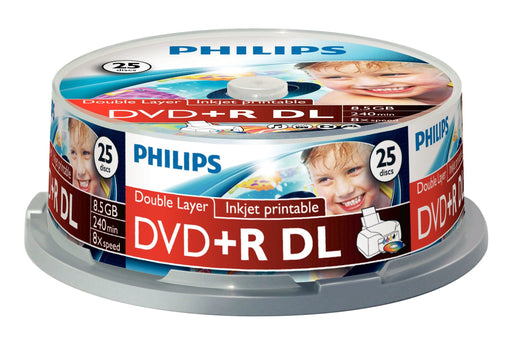 EAN 8712581383787 - Philips DR8I8B25F/00 DVD en blanco 8,5 GB 25 pieza(s) imagen 1
