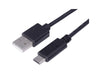 EAN 8011000024745 - Trevi US 34-35 cable USB 1 m USB A USB C Negro imagen 1