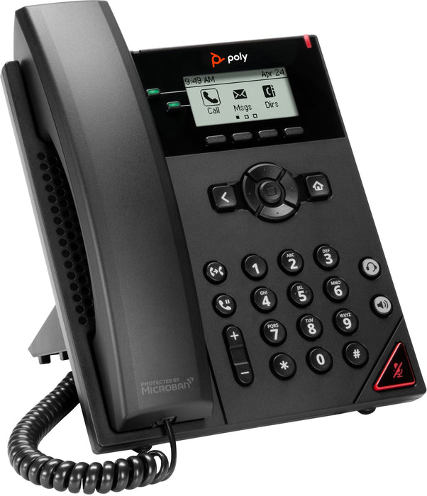 EAN 0197498638355 - Poly VVX 150 2-Line IP Phone and PoE-enabled teléfono IP imagen 2