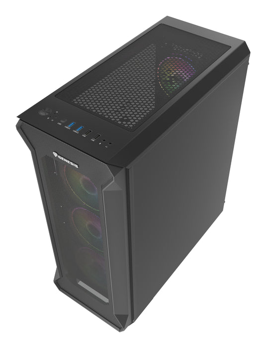 EAN 5901969420890 - GENESIS Irid 505 ARGB Midi Tower Negro, Transparente imagen 8