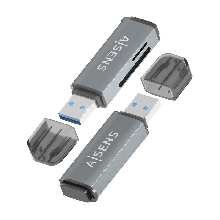 EAN 8435739903315 - AISENS ASCR-2A09-GR lector de tarjeta USB 3.2 Gen 1 (3.1 Gen 1) Type-A imagen 3
