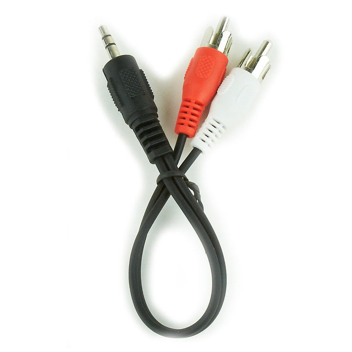 EAN 8716309026550 - Gembird 0.2m, 3.5mm/2xRCA, M/M cable de audio 0,2 m 3,5mm Negro, Rojo, Blanco imagen 3