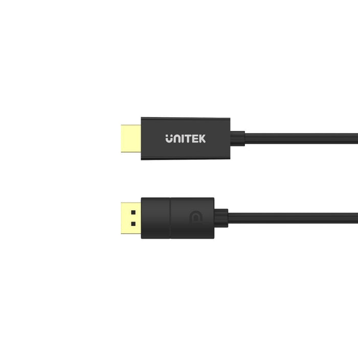 EAN 4894160048462 - UNITEK V1608A adaptador de cable de vídeo 1,8 m DisplayPort HDMI Gris imagen 3
