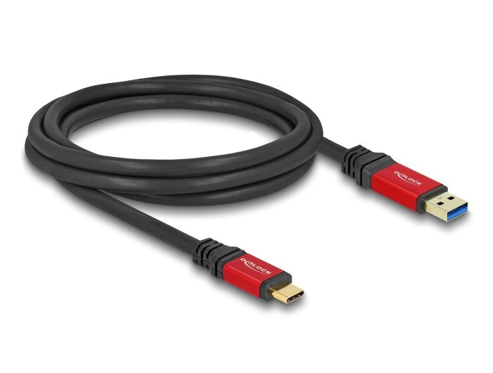 EAN 4043619806188 - DeLOCK 80618 cable USB USB 3.2 Gen 2 (3.1 Gen 2) USB A USB C Negro, Rojo imagen 1