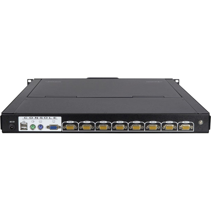 EAN 4260455641784 - Inter-Tech KVM-1708 consola de rack 43,2 cm (17") 1280 x 1024 Pixeles Acero Negro imagen 3
