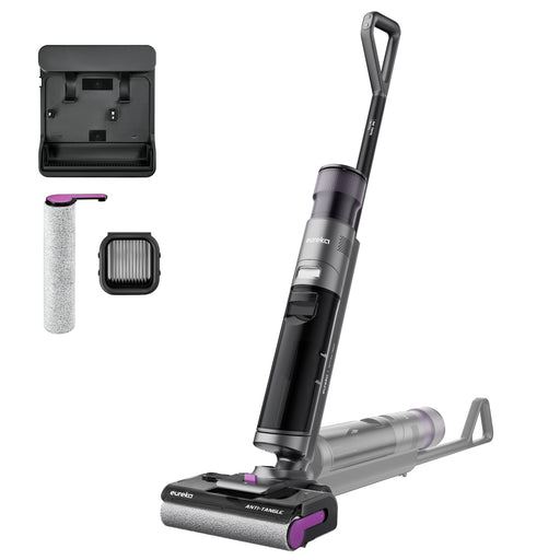 EAN 6956079732189 - Eureka NEW480 aspiradora de pie y escoba eléctrica Batería Húmedo Sin bolsa Negro, Gris, Púrpura imagen 1