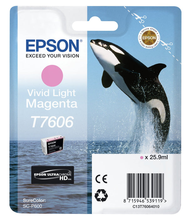 EAN 8715946539119 - Epson T7606 cartucho de tinta 1 pieza(s) Original imagen 1