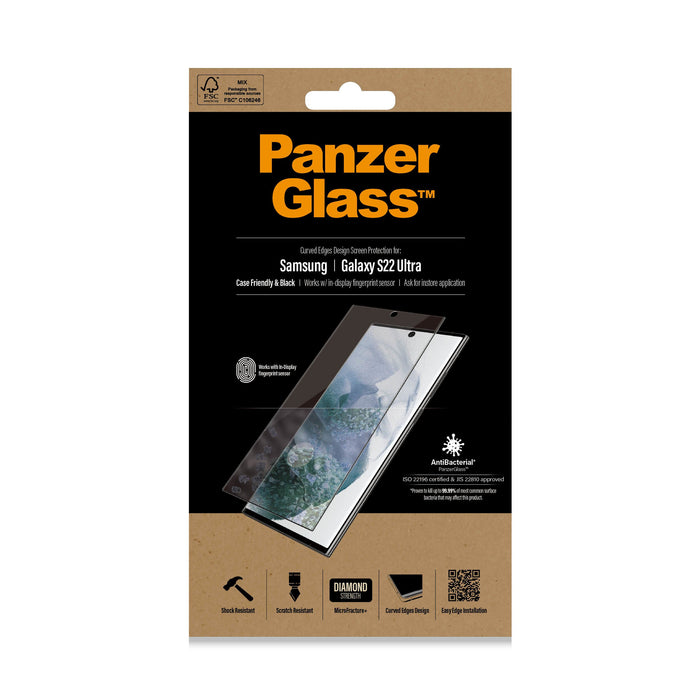 EAN 5711724072956 - PanzerGlass ® UltraForce1 Samsung Galaxy S22 Ultra 5G | Screen Protector Protector de pantalla 1 pieza(s) imagen 2