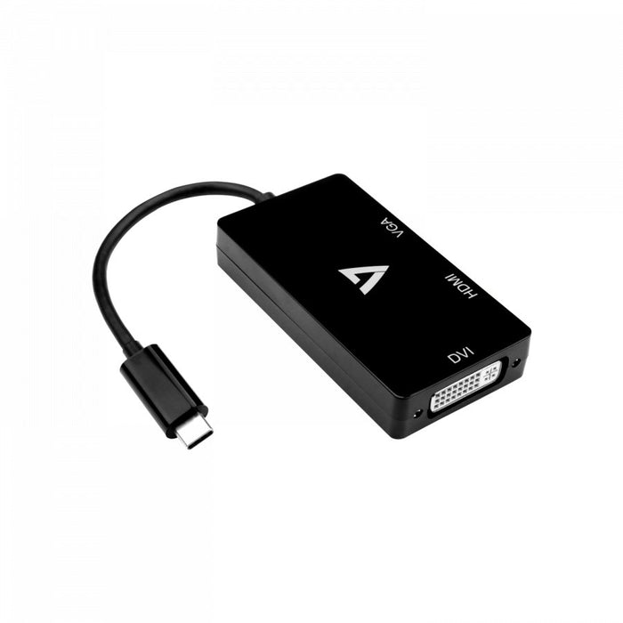 EAN 0662919108798 - V7 V7UC-VGADVIHDMI-BLK Adaptador gráfico USB 3840 x 2160 Pixeles Negro imagen 1