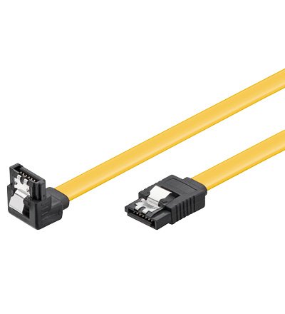 EAN 4040849939464 - Goobay CAK SATA 600-020 90° CLIP 0.2m cable de SATA 0,2 m SATA 7-pin Negro, Amarillo imagen 1