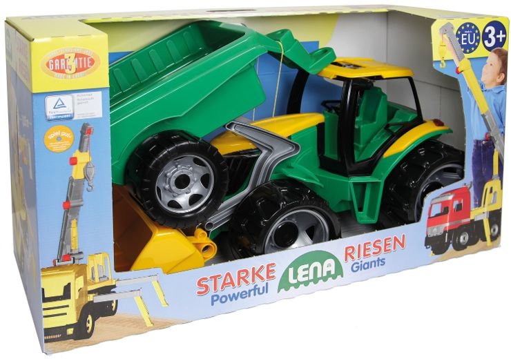 EAN 4006942811403 - Lena GIGA TRUCKS Tractor with shovel & trailer imagen 4