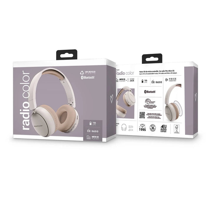 EAN 8432426457694 - Energy Sistem Radio Color Auriculares Inalámbrico Diadema Llamadas/Música USB Tipo C Bluetooth Beige imagen 5