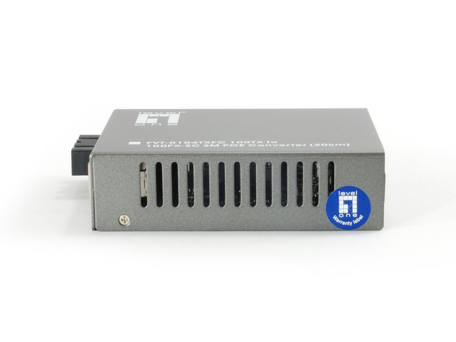 EAN 4015867125663 - LevelOne FVT-0104TXFC convertidor de medio 100 Mbit/s Monomodo Negro imagen 5