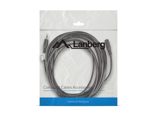 EAN 5901969413311 - Lanberg CA-MJFJ-10CC-0050-BK cable de audio 5 m 3,5mm Negroimagen 4)