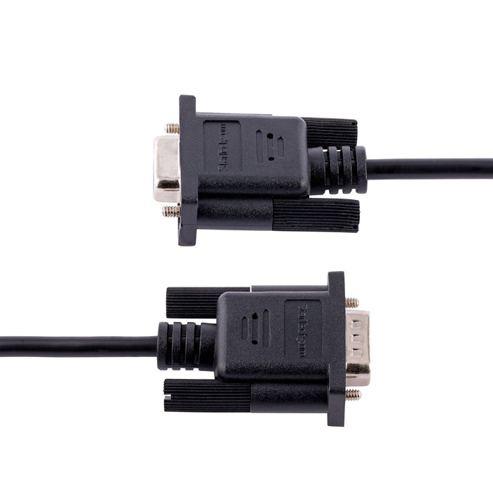 EAN 0065030894449 - StarTech.com 9FMNM-3M-RS232-CABLE cable de serie Negro DB-9 imagen 3