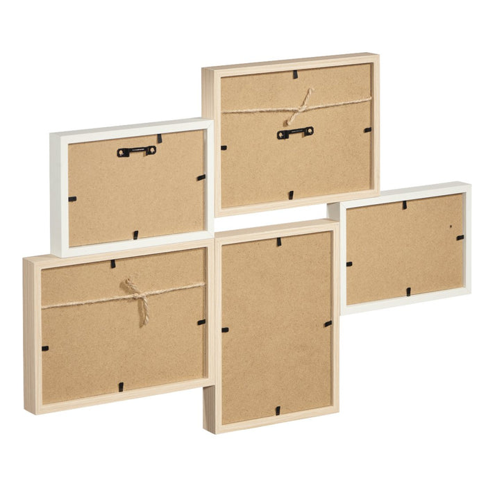 EAN 4047443475541 - Hama Kalmar Portafotos múltiple Roble, Blanco imagen 3