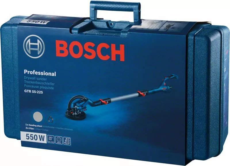 EAN 4059952616605 - Bosch GTR 55-225 Lijadora para paneles de pladur 910 RPM Negro, Azul 550 W imagen 9